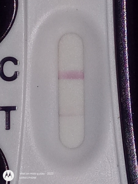 dark THIN blue line positive test result?