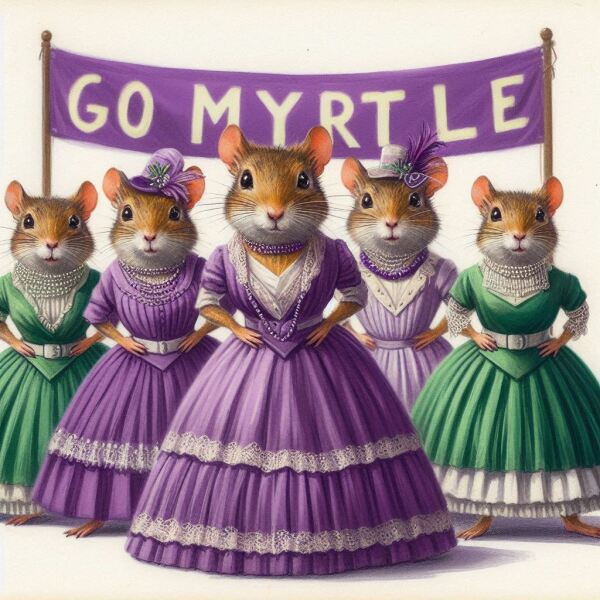 The Bluestocking. All gerbils welcome, must have own frou-frou skirt.