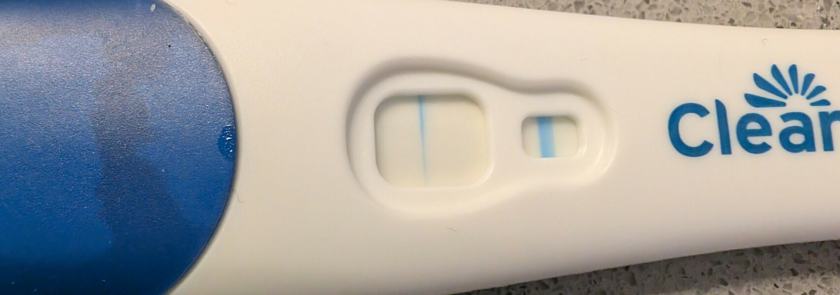 Clear blue test