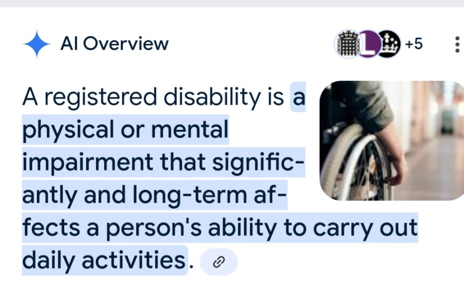 To be concerned about what Liz Kendall is up to with disability benefits?