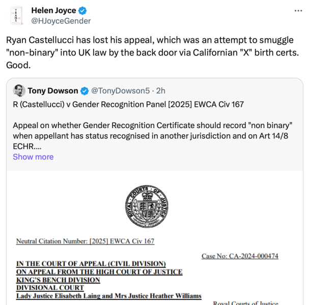 Court cases/Judicial Reviews/ET/ETAs