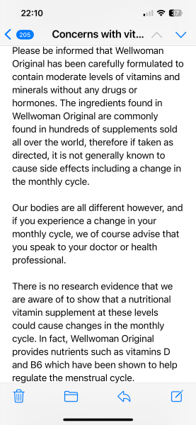 Can wellwoman vitamins delay your period?