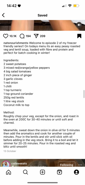 How often do you have homemade soup?