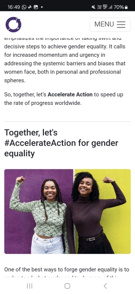 Corporate wankology and international woman's day