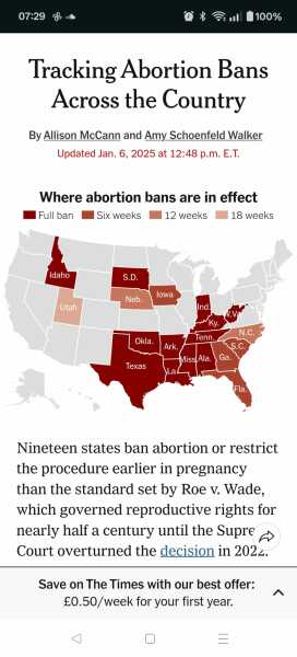 To be really glad I don't live in America right now
