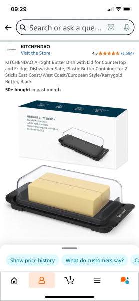 Help me find a practical butter dish!🧈