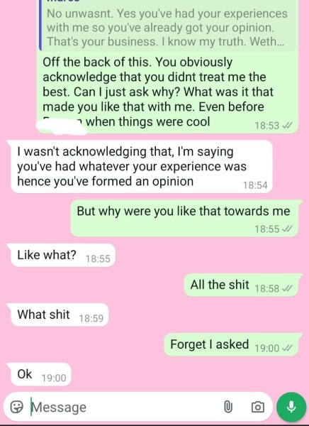 Reassurance regarding narc ex