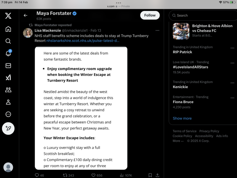NHS Fife tries to silence nurse - Sandie Peggie vs NHS Fife Health Board and Dr Beth Upton - thread #19