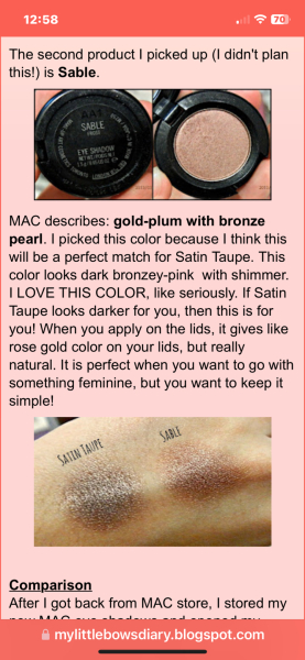 Mac Eyeshadow like Satin Taupe but warm?