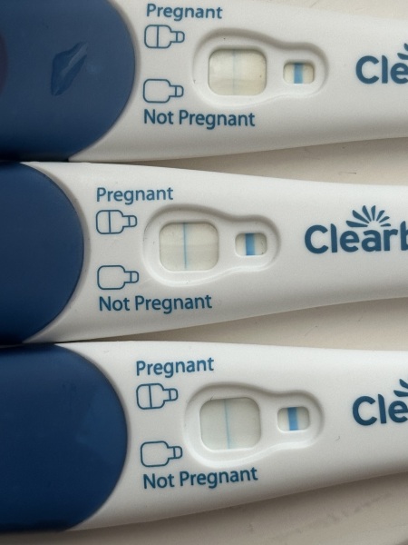 3 evap lines in a row or positives?