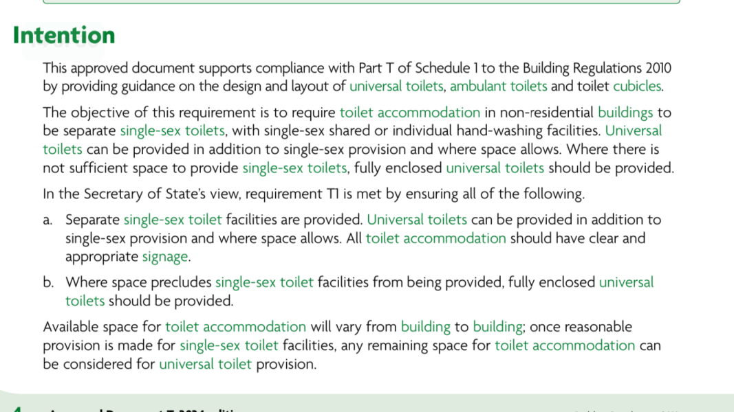 New health minister says there should be no women only toilets  ***title edited by MNHQ for accuracy***