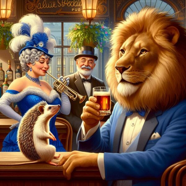 The Bluestocking. All gerbils welcome, must have own frou-frou skirt.