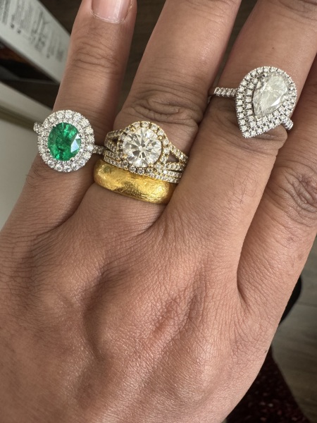 Can I have a look at your engagement rings?