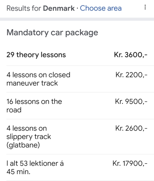 How many driving lessons before you took your kid out to practice?