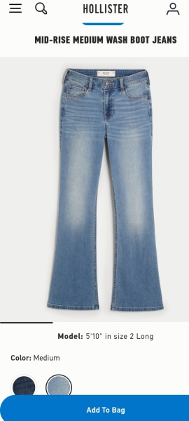Mid Rise Jeans