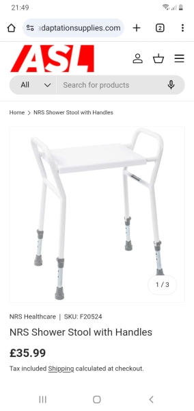Looking for shower seat