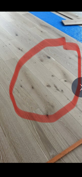 New engineered flooring and I don’t think I like it.