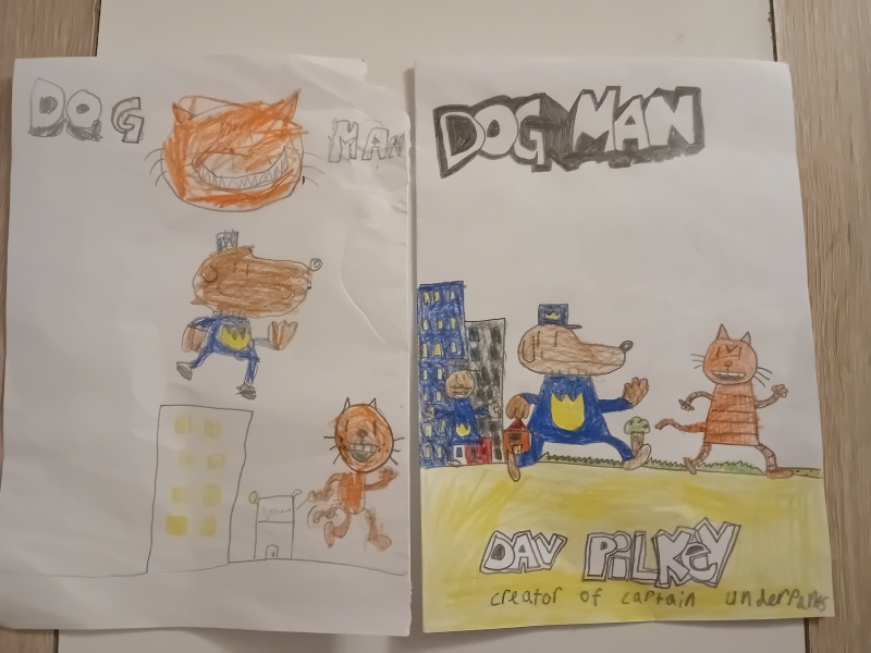 To think these drawings are pretty great for their ages. What do you think the ages of the kids are?