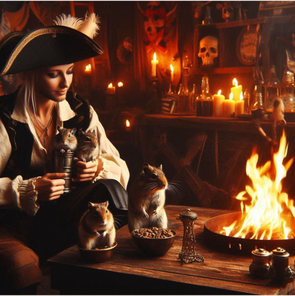 The Bluestocking. All gerbils welcome, must have own frou-frou skirt.