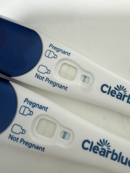 Has anyone got this thin blue line on clear-blue and was pregnant?