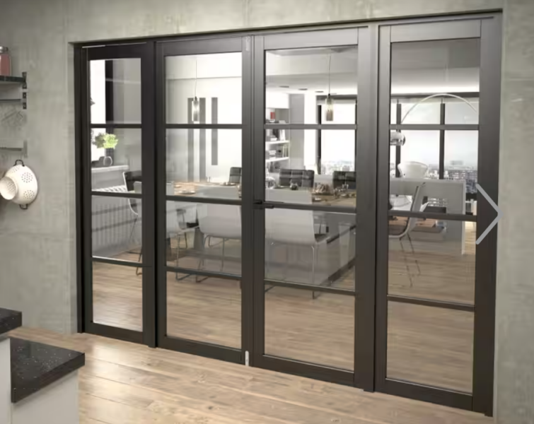 Glass partition doors (am I mad?!)
