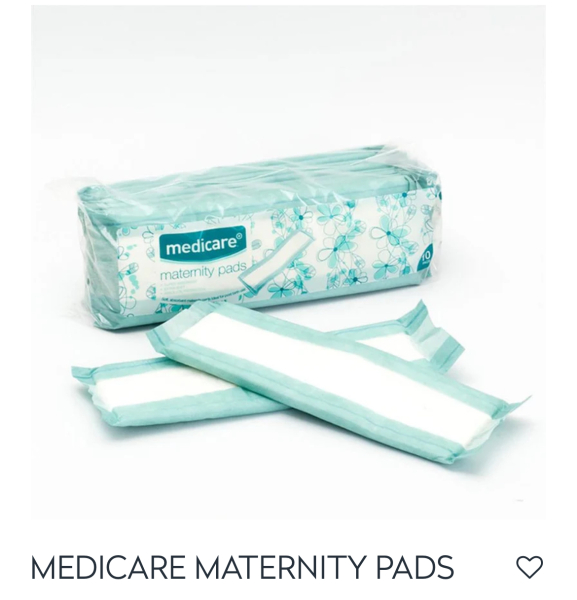Maternity pads