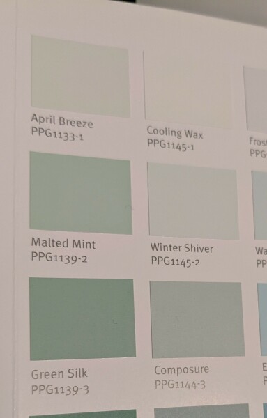 Green Paint Colours
