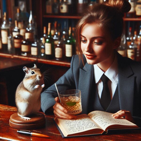 The Bluestocking. All gerbils welcome, must have own frou-frou skirt.