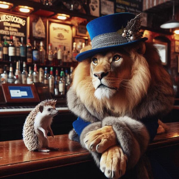 The Bluestocking. All gerbils welcome, must have own frou-frou skirt.