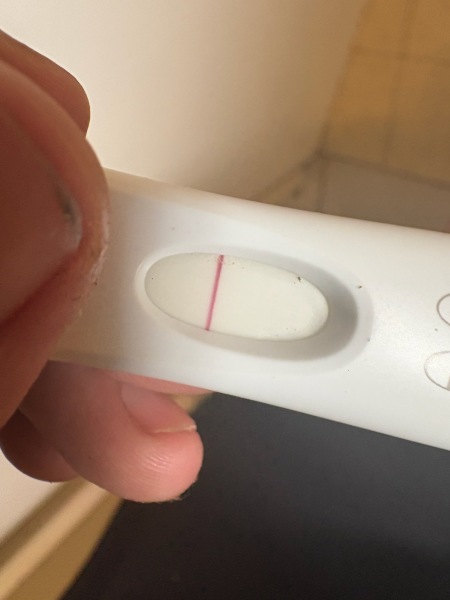 Very faint bfp frer 9dpo after chemical pregnancy/ early miscarriage last month.