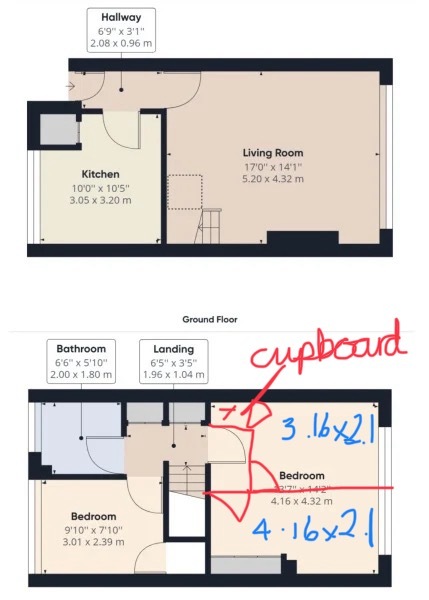 Upstairs Layout - Is it possible to....