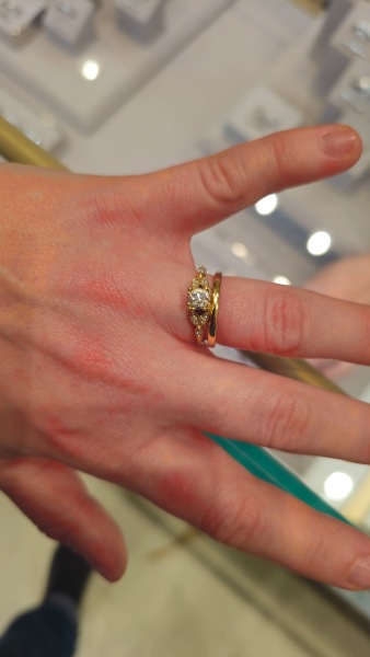Does this wedding ring look strange?