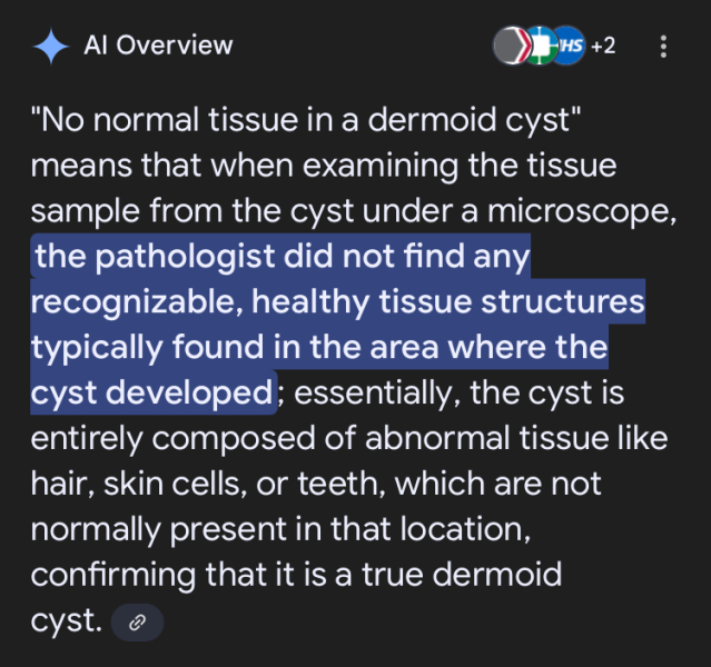 Possible ovarian cancer