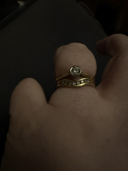 Does this wedding ring look strange?