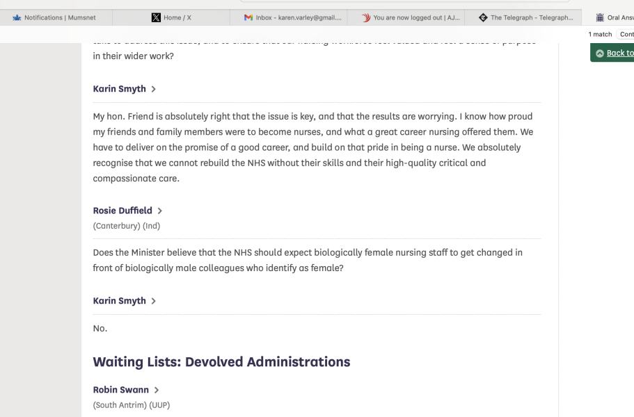 NHS Fife tries to silence nurse - Sandie Peggie vs NHS Fife Health Board and Dr Beth Upton - thread #12