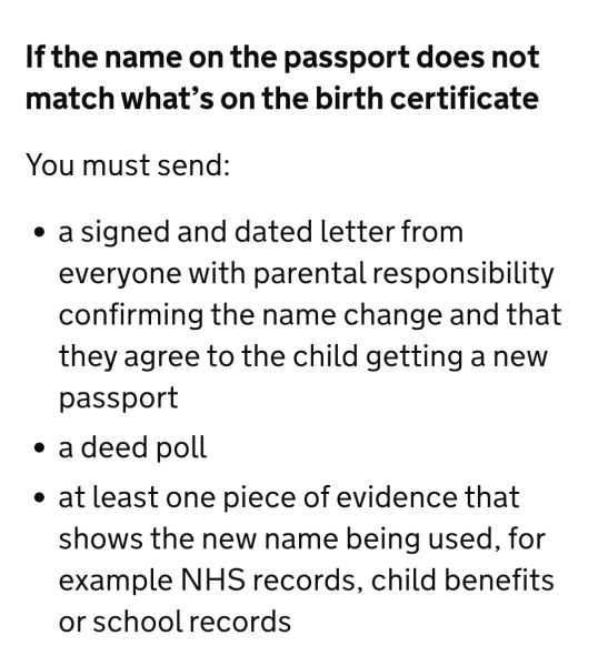 Baby passport - Space 17 name change