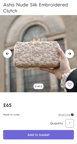 Find me a bag for this dress, please?