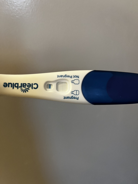 Clear blue early pregnancy test