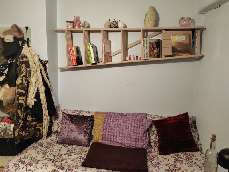 Bedroom is full and tight
