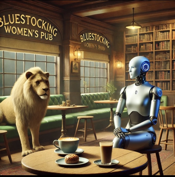 Roll up, Ladies and Gentlecreatures, the Bluestocking has been redecorated