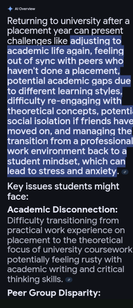 Industrial Placements - How many manage to find one?