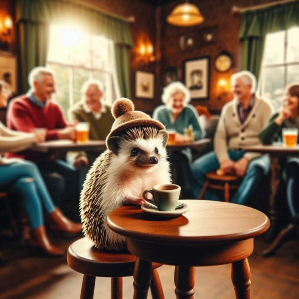 The Bluestocking. All gerbils welcome, must have own frou-frou skirt.