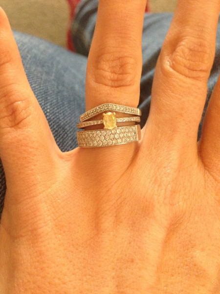 Can I have a look at your engagement rings?