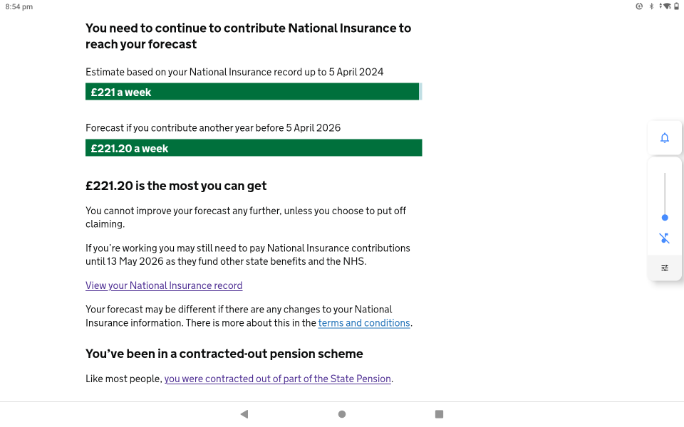 Can my pension forecast be right? Am I reading it wrong?