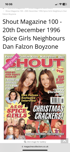Shout magazine from the 90s