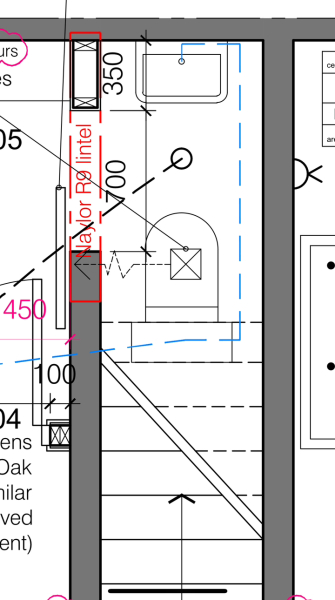 Toilet in Downstairs Cupboard