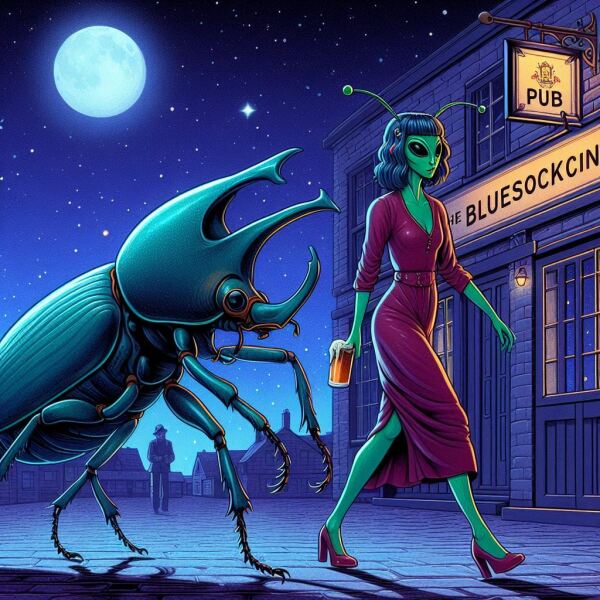 Roll up, Ladies and Gentlecreatures, the Bluestocking has been redecorated