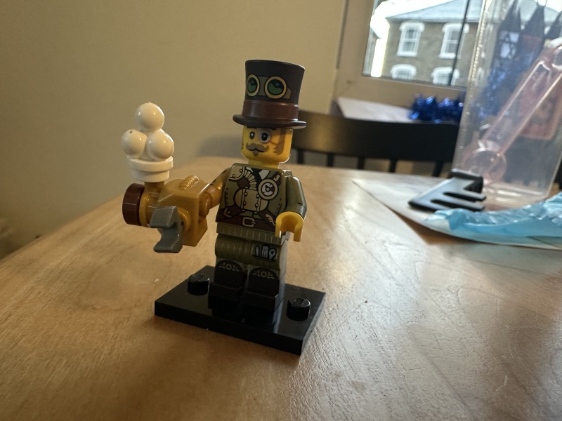 To show me your Lego collection?
