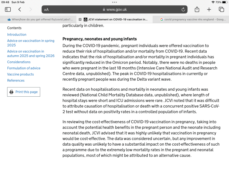 When/how do you get offered flu/covid jabs?