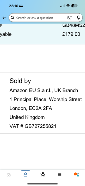 To have not realised that when you buy Apple products from Amazon they may well be fake?